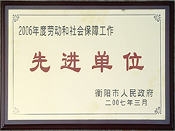2007年度勞動和社會保障工作先進單位（2006年）.JPG