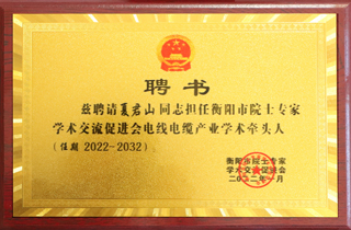 2022年1月，夏總擔(dān)任衡陽市院士專家學(xué)術(shù)交流促進電線電纜產(chǎn)業(yè)學(xué)術(shù)牽頭人 (3).jpg